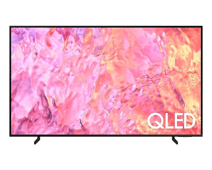 Телевизор Samsung QE75Q60CAUXRU Q черный 4K Ultra HD 60Hz DVB-T2 DVB-C DVB-S2 USB WiFi Smart TV (RUS) от компании F-MART - фото 1