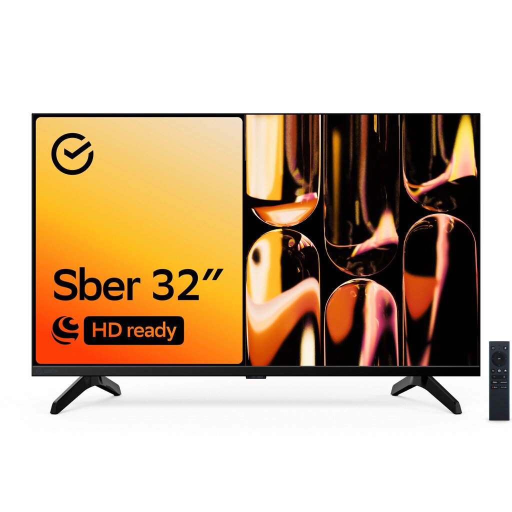 Телевизор SBER SDX-32H2122B HD Smart (Салют) от компании F-MART - фото 1