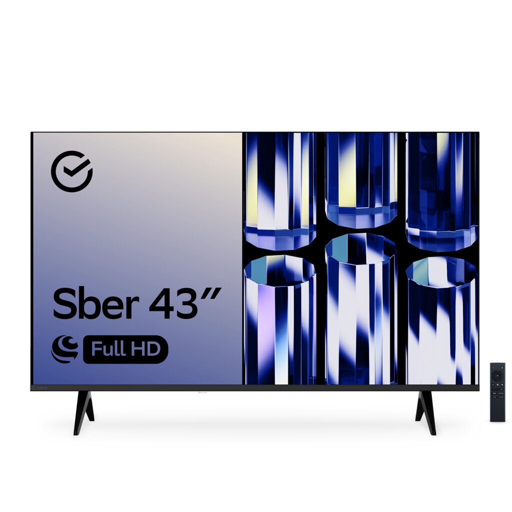 Телевизор SBER SDX-43F2120B FHD Smart (Салют) от компании F-MART - фото 1