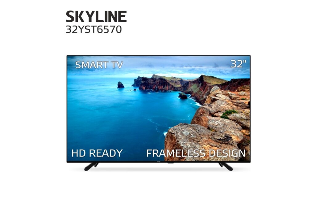 Телевизор Skyline 32YST6570 , HD Ready, Smart TV, черный от компании F-MART - фото 1