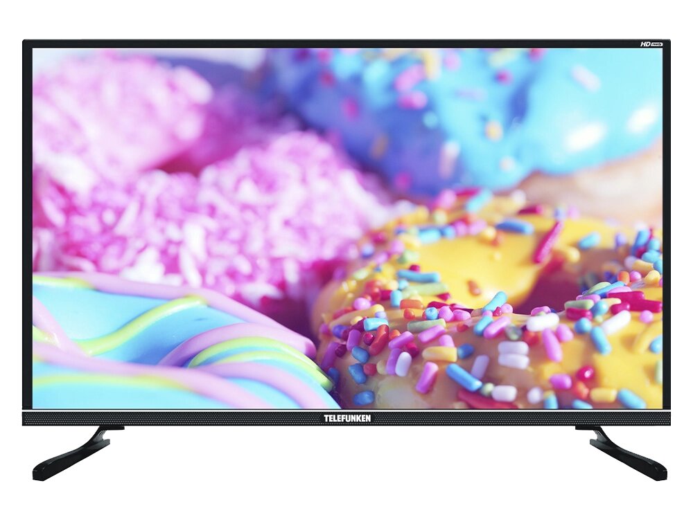 Телевизор Telefunken TF-LED32S33T2S 32", Smart, HD Ready, черный от компании F-MART - фото 1