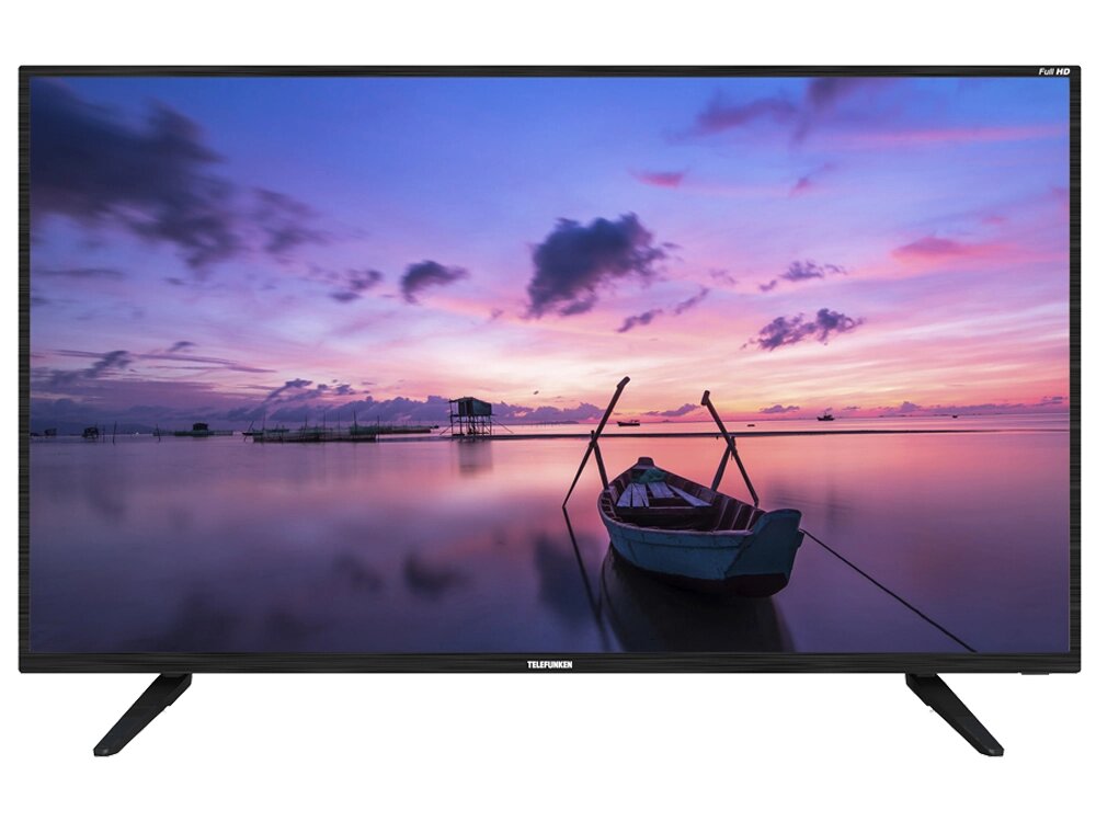 Телевизор Telefunken TF-LED40S06T2 40", Full HD, черный от компании F-MART - фото 1