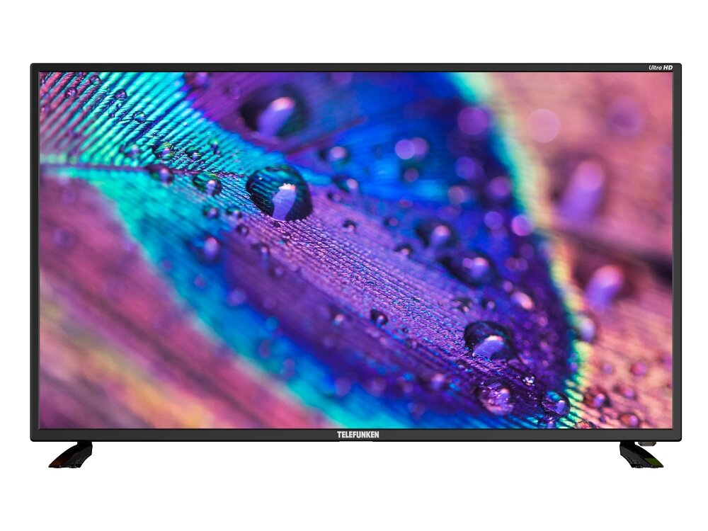 Телевизор Telefunken TF-LED43S06T2SU 43", Smart. 4K, черный от компании F-MART - фото 1