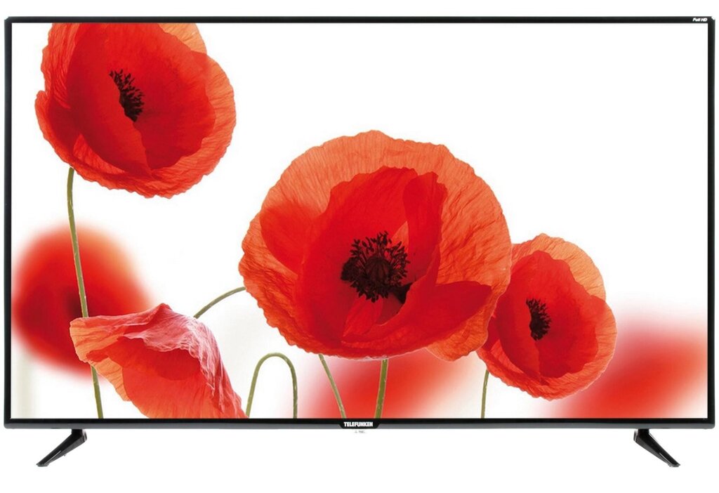 Телевизор Telefunken TF-LED43S44T2S 43", Smart, Full HD, черный от компании F-MART - фото 1