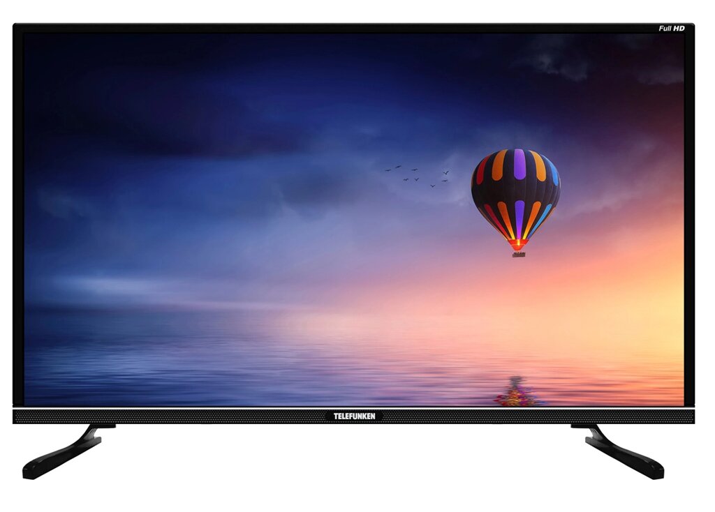 Телевизор Telefunken TF-LED43S95T2S 43", Яндекс ТВ, Full HD, черный от компании F-MART - фото 1
