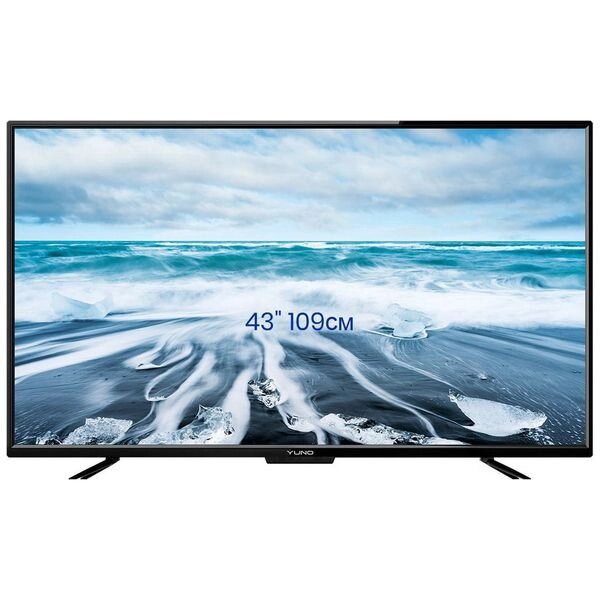 Телевизор YUNO ULM-43FTC145 черный /KV Размер экрана по диагонали (109 см) от компании F-MART - фото 1