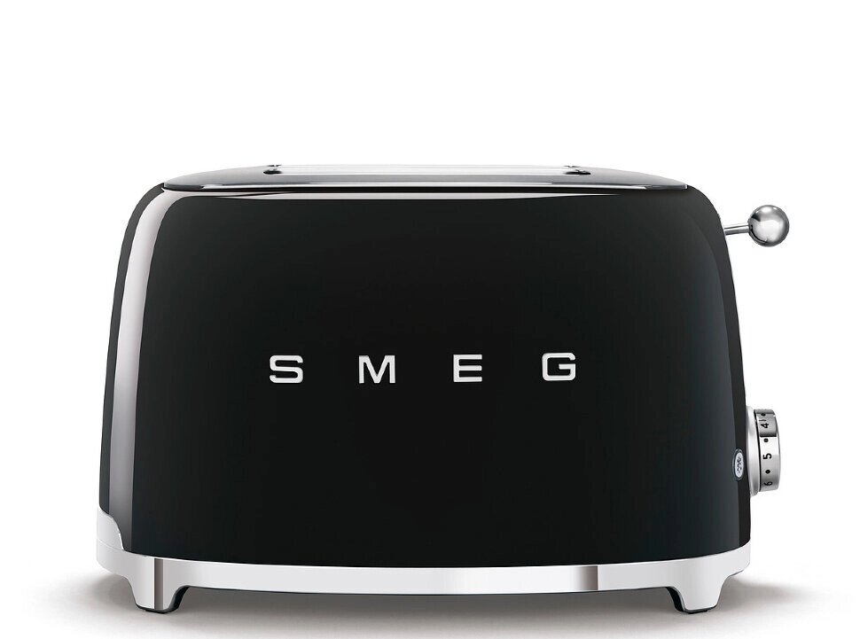 Тостер SMEG TSF01BLEU на 2 ломтика, черный от компании F-MART - фото 1