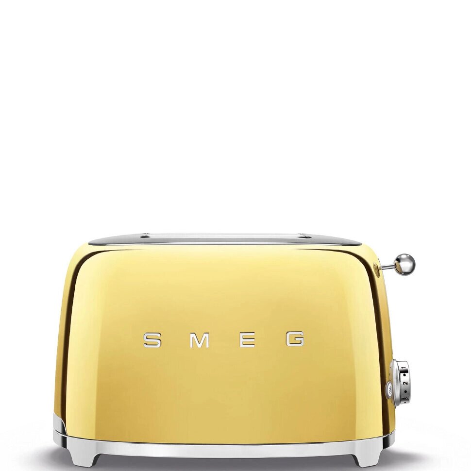 Тостер SMEG TSF01GOEU на 2 ломтика, Цвет золото от компании F-MART - фото 1