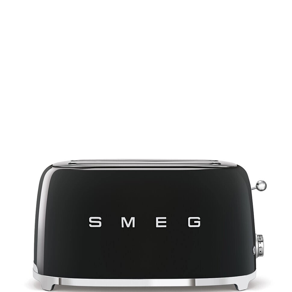 Тостер SMEG TSF02BLEU на 4 ломтика, черный от компании F-MART - фото 1