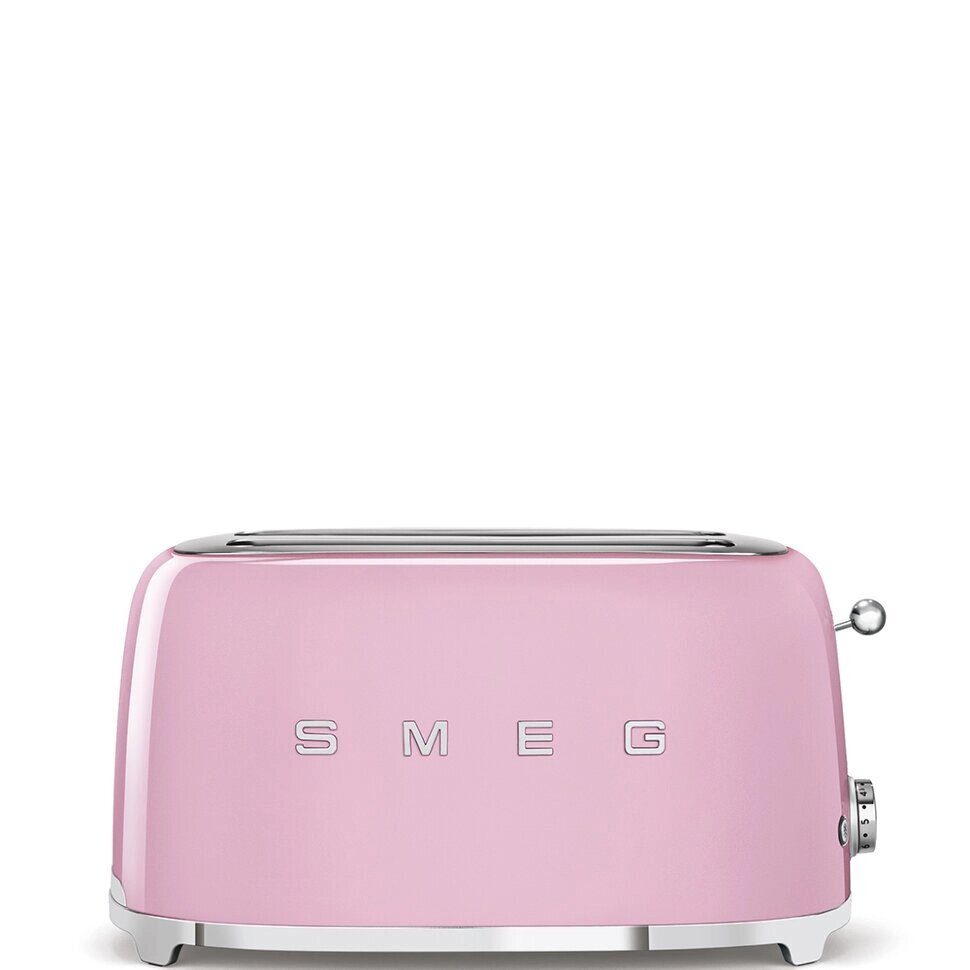 Тостер SMEG TSF02PKEU на 4 ломтика, розовый от компании F-MART - фото 1