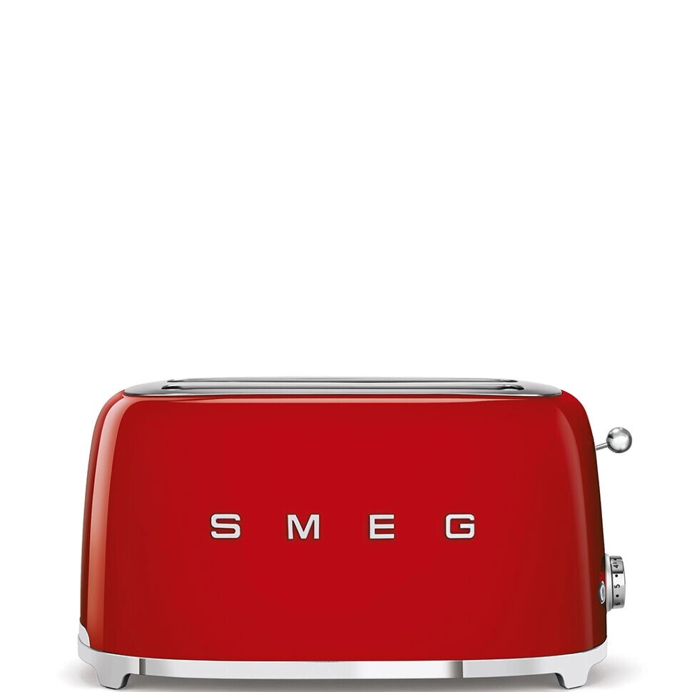 Тостер SMEG TSF02RDEU на 4 ломтика, красный от компании F-MART - фото 1