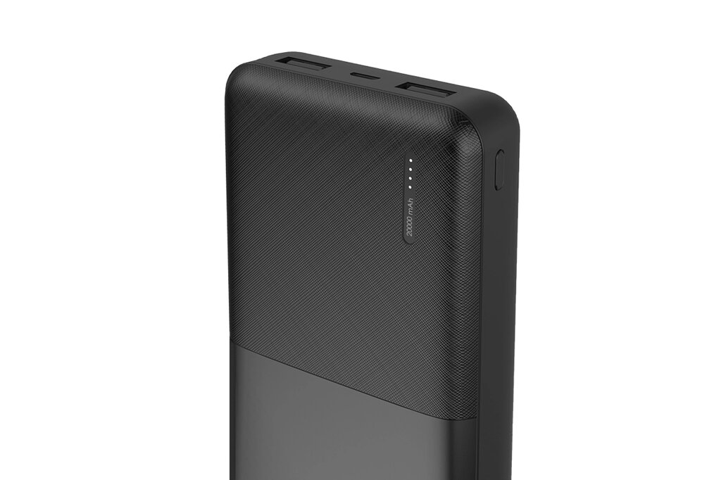 Универсальная мобильная батарея HARPER PB-20011, 20000 mAh, 2xUSB, 1+2A, черный от компании F-MART - фото 1