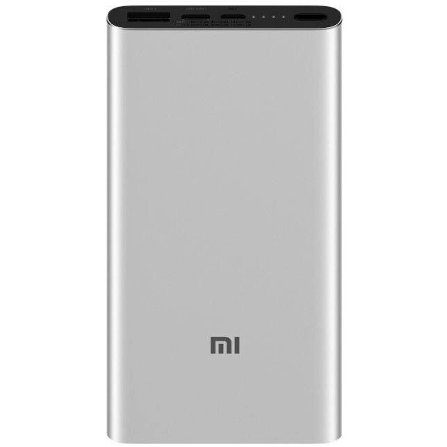 Универсальная мобильная батарея Xiaomi Mi Power Bank 3 10000mAh Silver (PLM12ZM, VX4251CN) от компании F-MART - фото 1