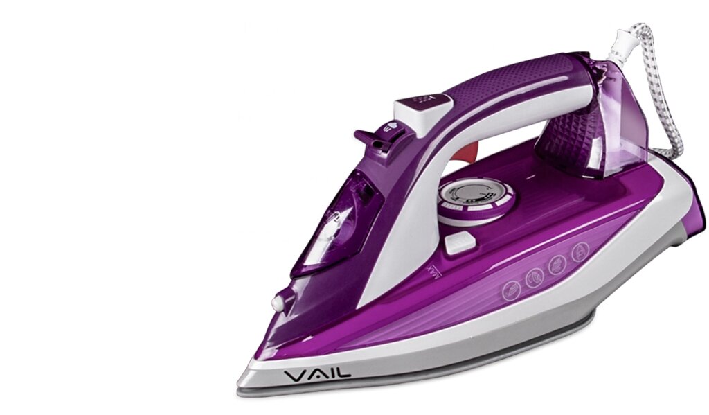 Утюг VAIL VL-4003 фиолетовый 2600Вт от компании F-MART - фото 1