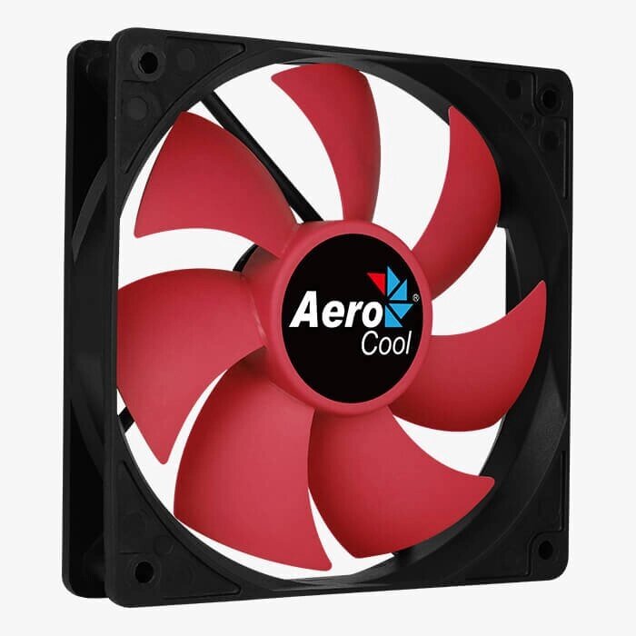 Вентилятор AeroCool Force 12 PWM Red (4718009158030***) от компании F-MART - фото 1