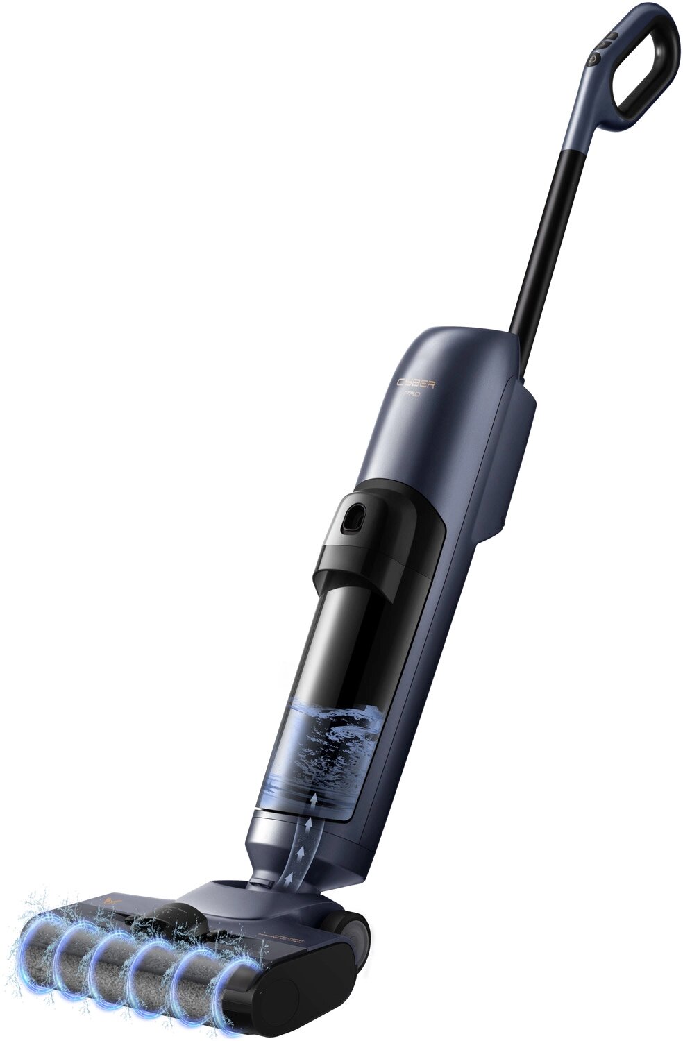 Вертикальный моющий пылесос Viomi Cordless Wet-Dry Vacuum Cleaner Cyber Pro Silver+Black от компании F-MART - фото 1