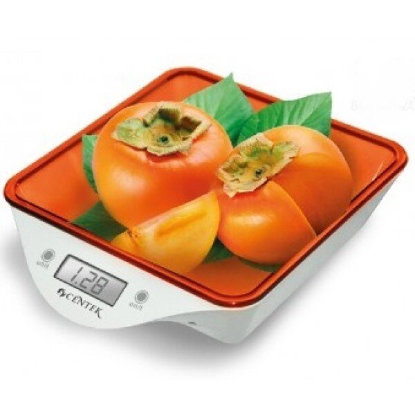 Весы кухонные Centek CT-2455 (бел/оранж) от компании F-MART - фото 1