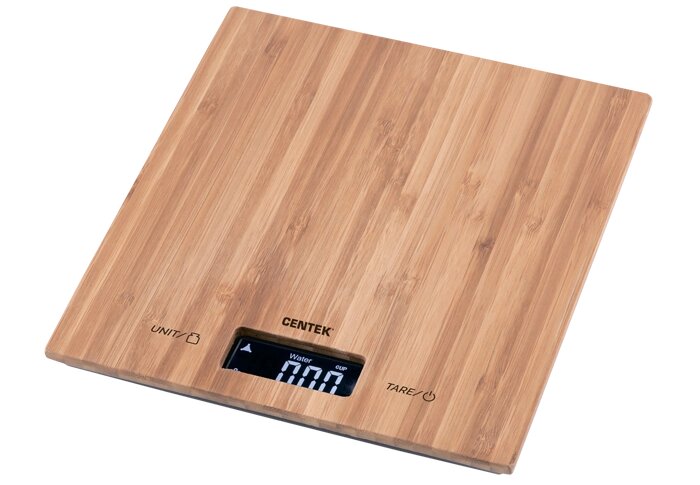 Весы кухонные Centek CT-2466 бамбук (натуральный) от компании F-MART - фото 1