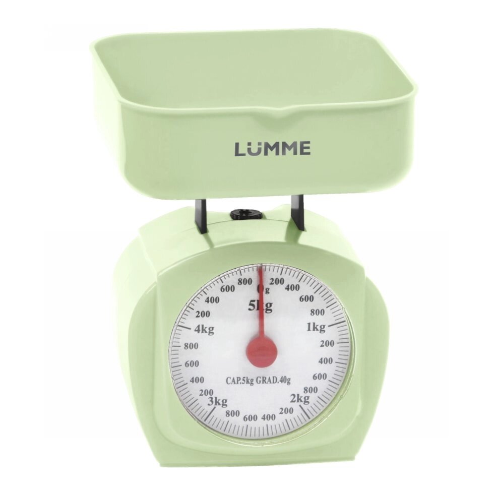 Весы кухонные Lumme LU-1302 зеленый/нефрит от компании F-MART - фото 1