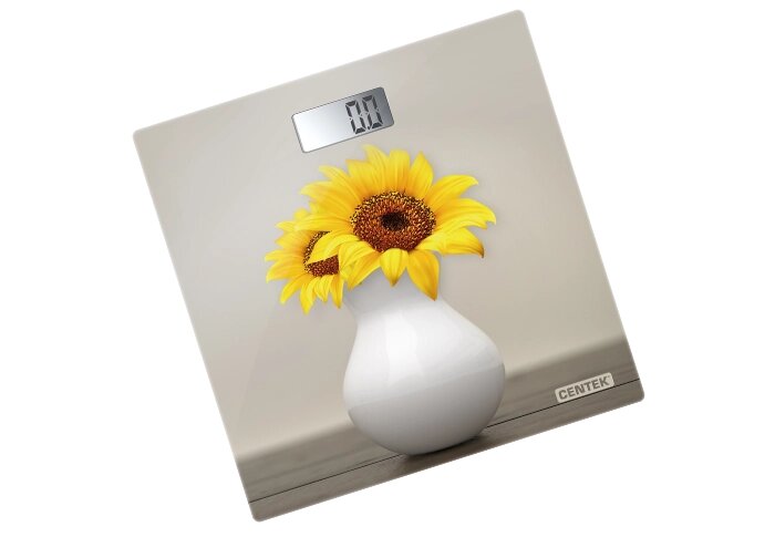 Весы напольные Centek CT-2428 Sunflower от компании F-MART - фото 1