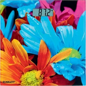 Весы напольные Scarlett SC-BS33E001 (цветочный рай) от компании F-MART - фото 1