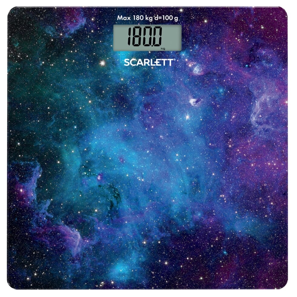 Весы напольные Scarlett SC-BS33E046 (космос) от компании F-MART - фото 1