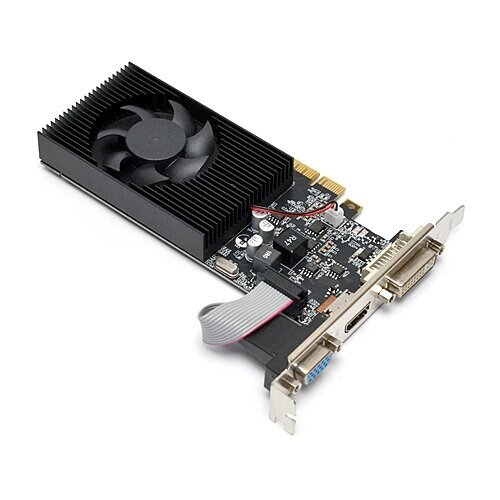 Видеокарта DeTech GT730-1GD3 nVidia GeForce GT730 от компании F-MART - фото 1