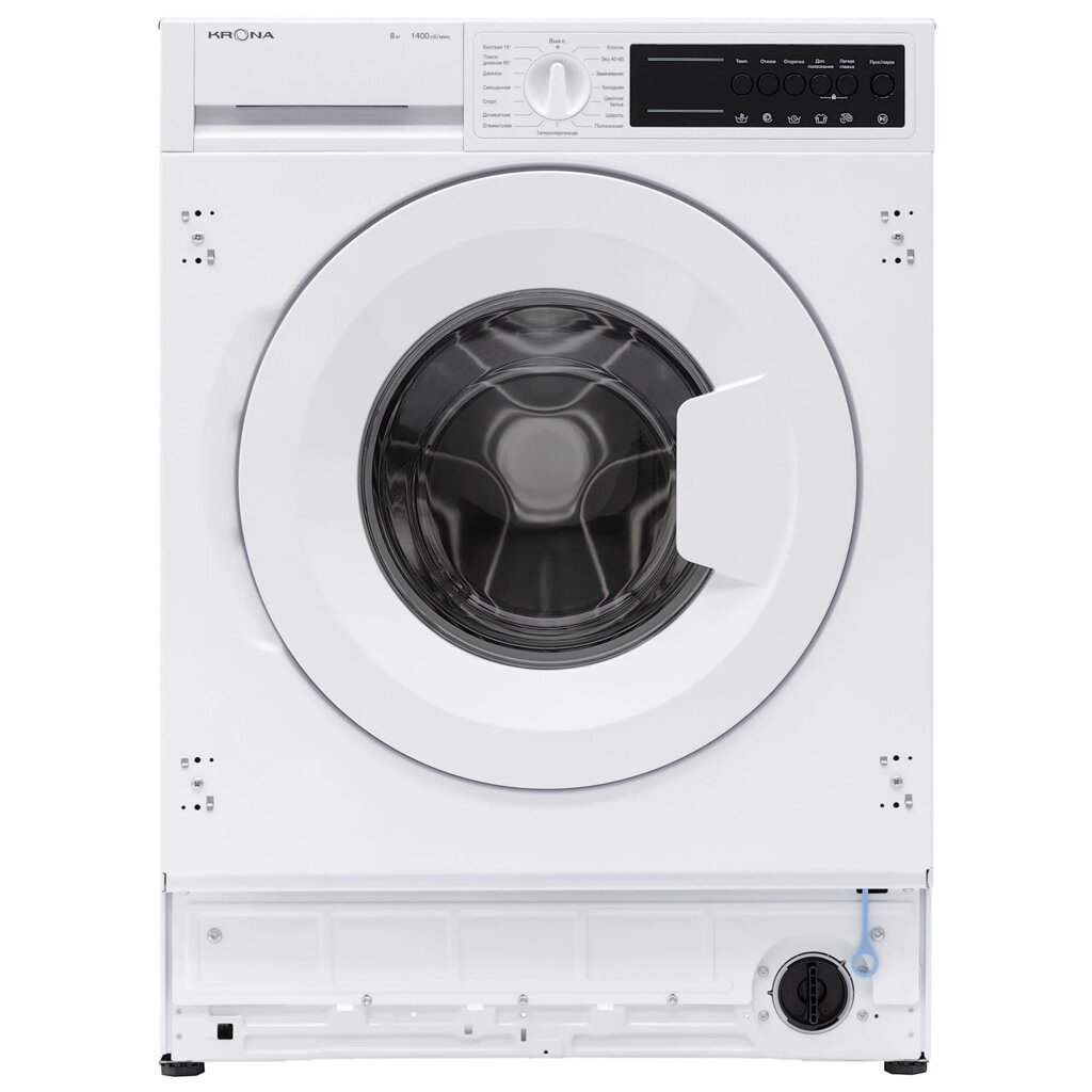 Встраиваемая стиральная машина KRONA ZIMMER 1400 8K WHITE от компании F-MART - фото 1