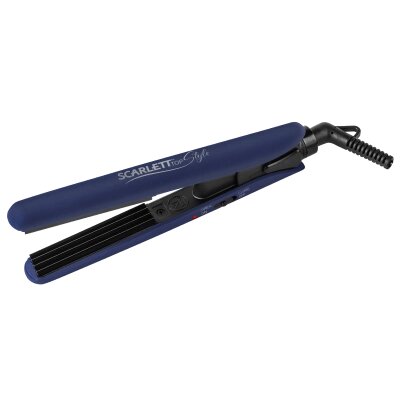 Выпрямитель для волос Scarlett SC-HS60601 (синий с черным) от компании F-MART - фото 1