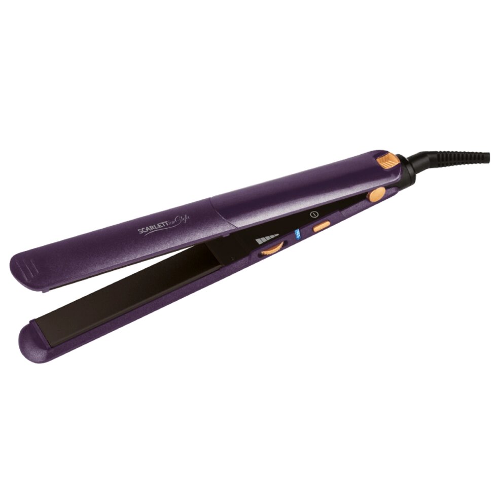 Выпрямитель для волос Scarlett SC-HS60T60 (фиолетовый) от компании F-MART - фото 1