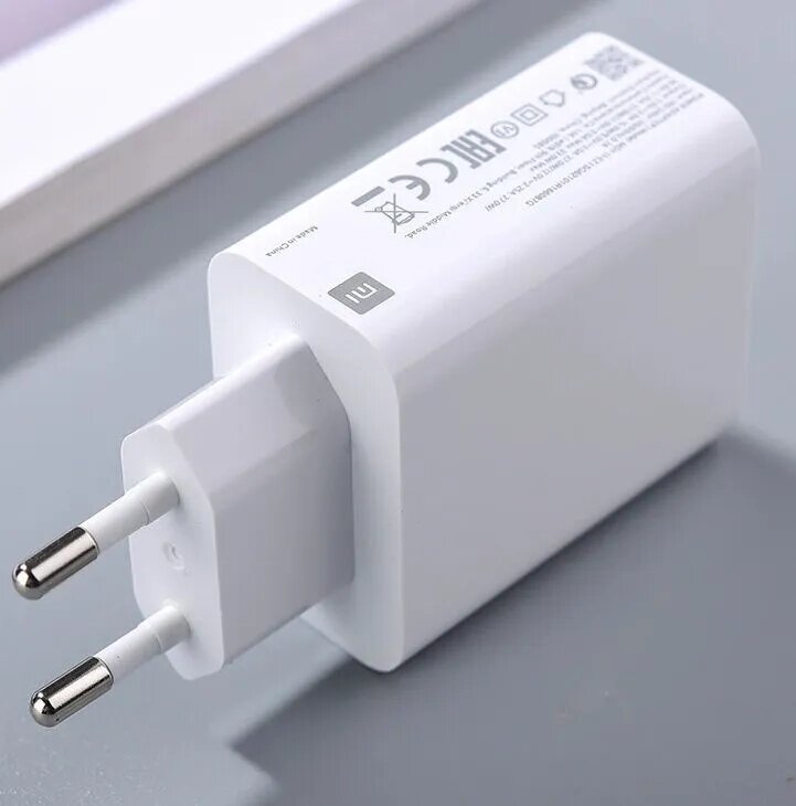 Зарядное устройство сетевое Xiaomi Power Adapter 33W white (MDY-11-EZ) от компании F-MART - фото 1