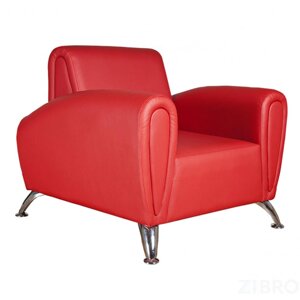 Кресло офисное Клерк 11 Кресло, искусственная кожа, цвет красный