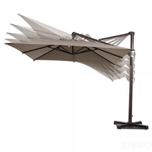 Зонт для кафе AFM-250SDB-Dark Beige (2,5x2,5)