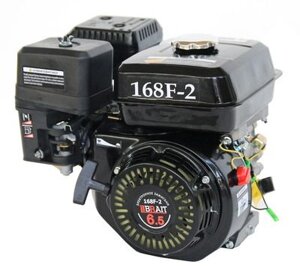 Бензиновый двигатель BRAIT-168F-2 (406P) мощность 6,5 л. с.