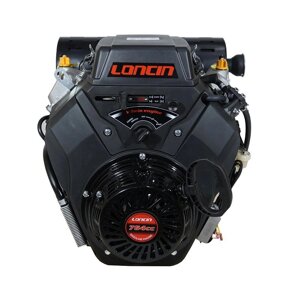 Бензиновый двигатель «Loncin» LC2V80FD (H type) диаметр вала 25 20А ручной/электрозапуск