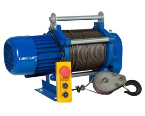 Электрическая лебедка KCD 300/600 кг, 70/35 м, U=220 в CH «EURO-LIFT»