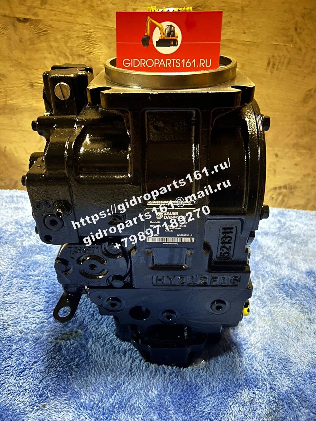 Гидравлический насос SAUER DANFOSS 90R075 KA1CU60 S3C7S03FAD от компании Гидравлические запчасти 161 - фото 1