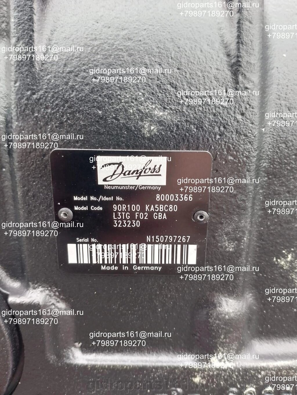 Гидравлический насос SAUER DANFOSS 90R100 KA5BC80 L3TG F02 GBA 323230 от компании Гидравлические запчасти 161 - фото 1