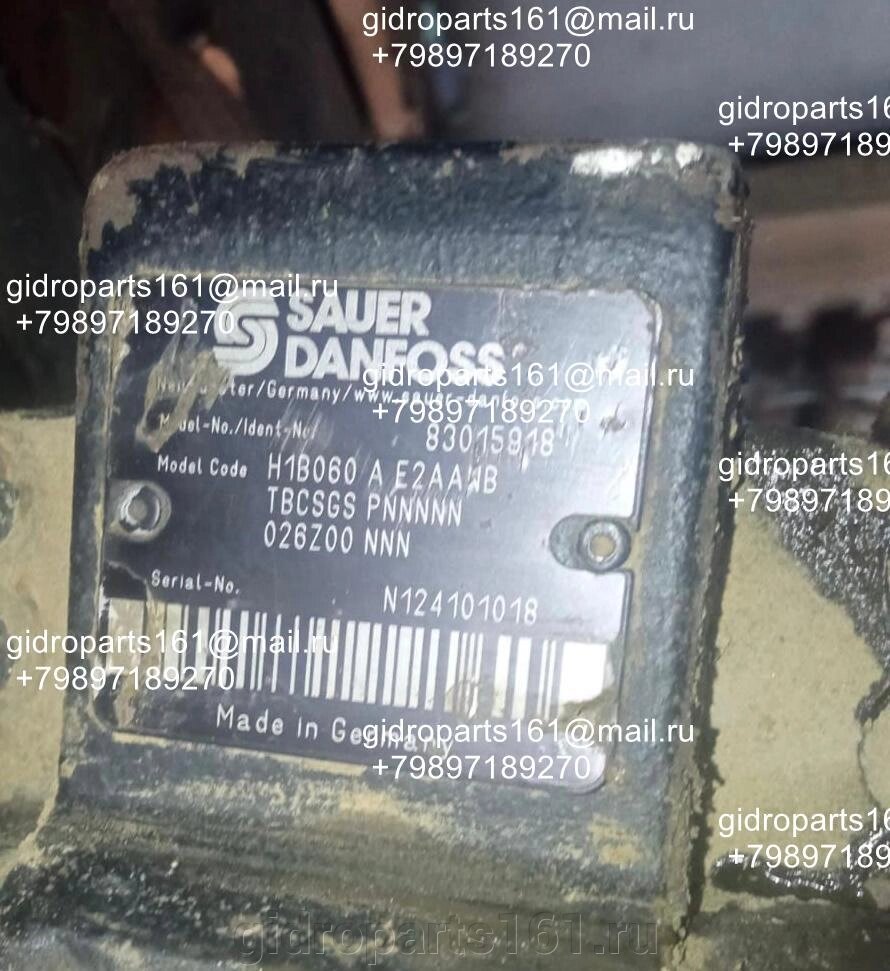 Гидравлический насос SAUER DANFOSS H1B060 AE2AAWB TBCSGS PNNNNN 026Z00 NNN от компании Гидравлические запчасти 161 - фото 1