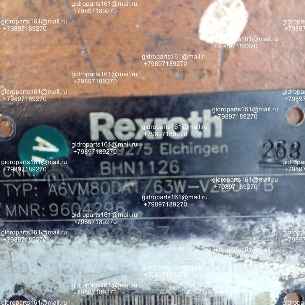 Гидромотор REXROTH A6VM80DA1/63W-VZB017B от компании Гидравлические запчасти 161 - фото 1