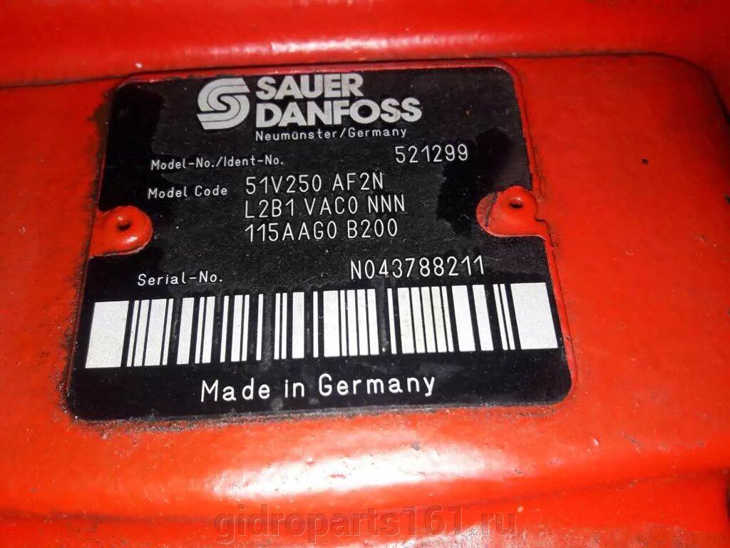 Гидромотор SAUER DANFOSS 51V250 AF2N L2B1 от компании Гидравлические запчасти 161 - фото 1
