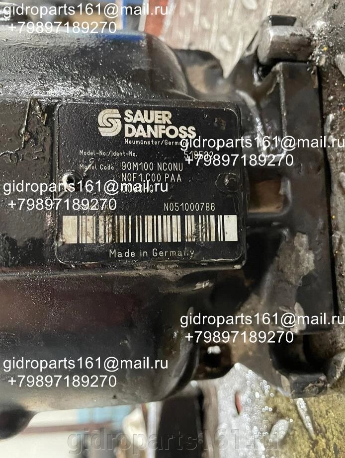 Гидромотор  SAUER DANFOSS 90M100 NC0NU N0F1 C00 PAA от компании Гидравлические запчасти 161 - фото 1
