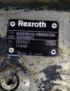 Гидромотор REXROTH BVD25F38S/41A-V08R20D0612S00