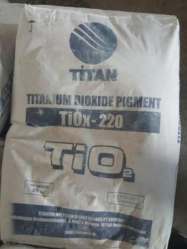 Титан диоксид TiOx-220 от компании ООО "Химкомплект" - фото 1