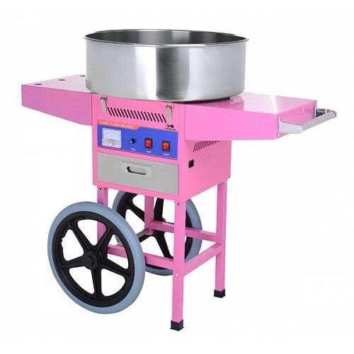 Аппарат для приготовления сахарной ваты Ecolun ( диам. 290 мм), розовый от компании АльПром - фото 1