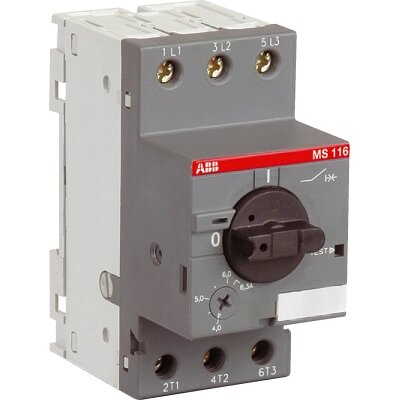 Автомат защиты электродвигателей ABB MS116-12 (8,0-12,0А) от компании АльПром - фото 1