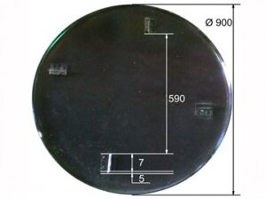 Диск для затирочной машины ТСС DMD, DMR 900