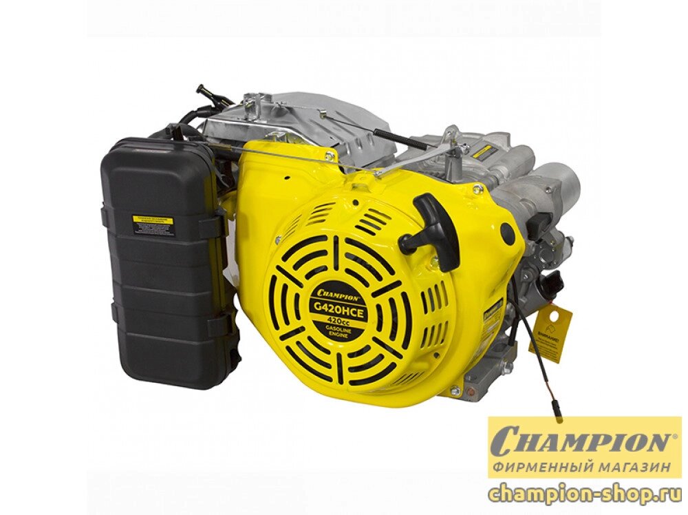 Двигатель бензиновый CHAMPION G420HCE от компании АльПром - фото 1