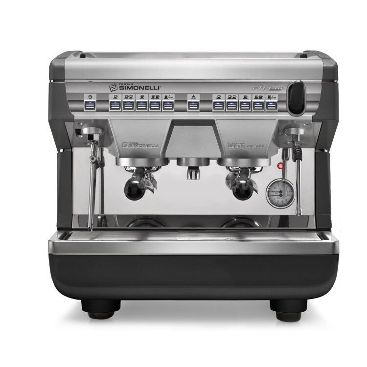 Кофемашина-автомат Nuova Simonelli Appia II Compact 2Gr V 220V black+high groups от компании АльПром - фото 1