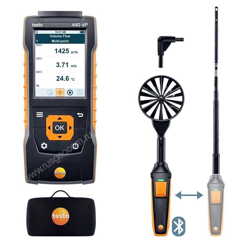 Комплект Testo 440dP для вентиляции №1 от компании АльПром - фото 1